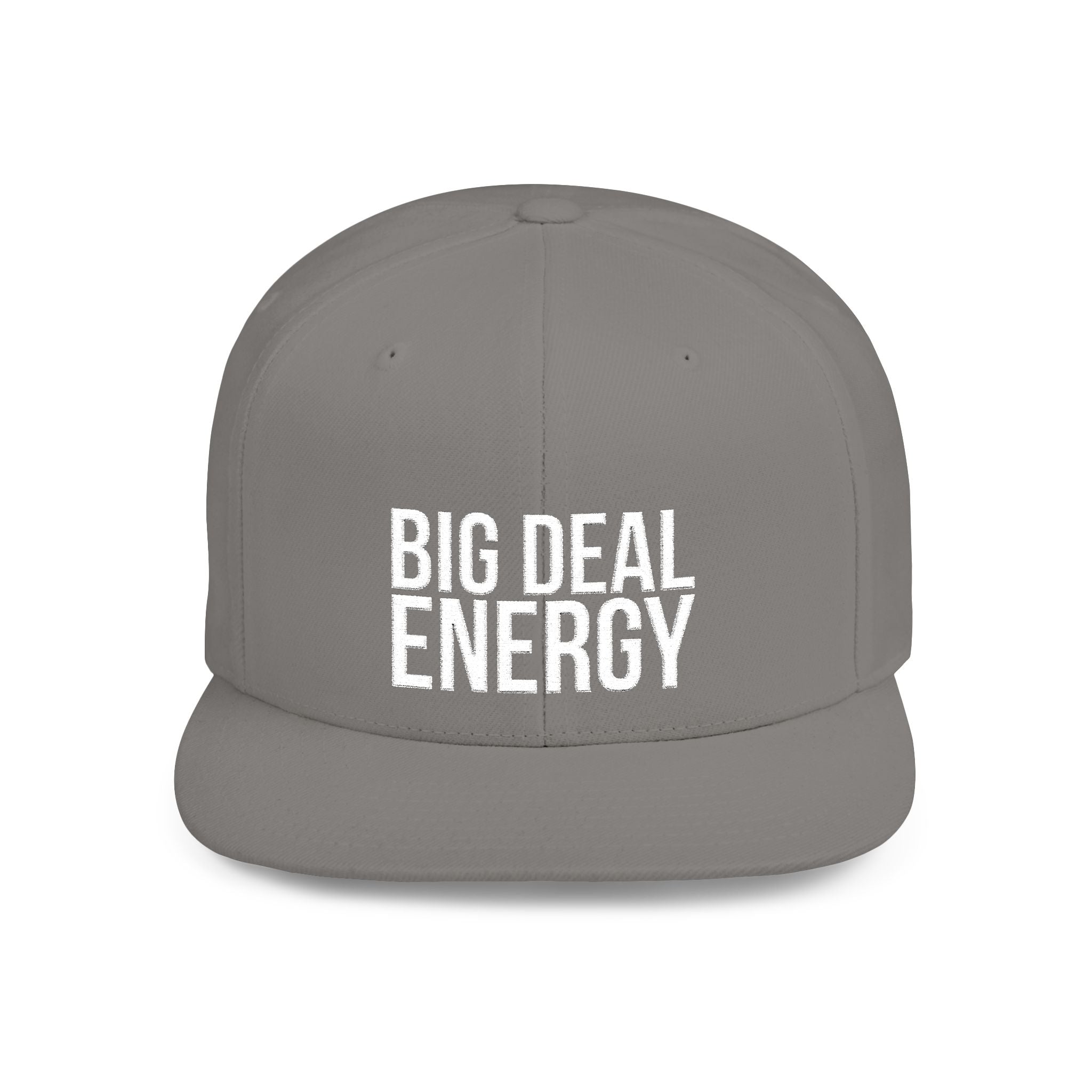 Big Deal Energy Snapback – Because Modesty Doesn’t Close Deals, Stylish Cap, Trendy Accessory, Perfect Gift for Friends, Casual Outings, Statement Piece
