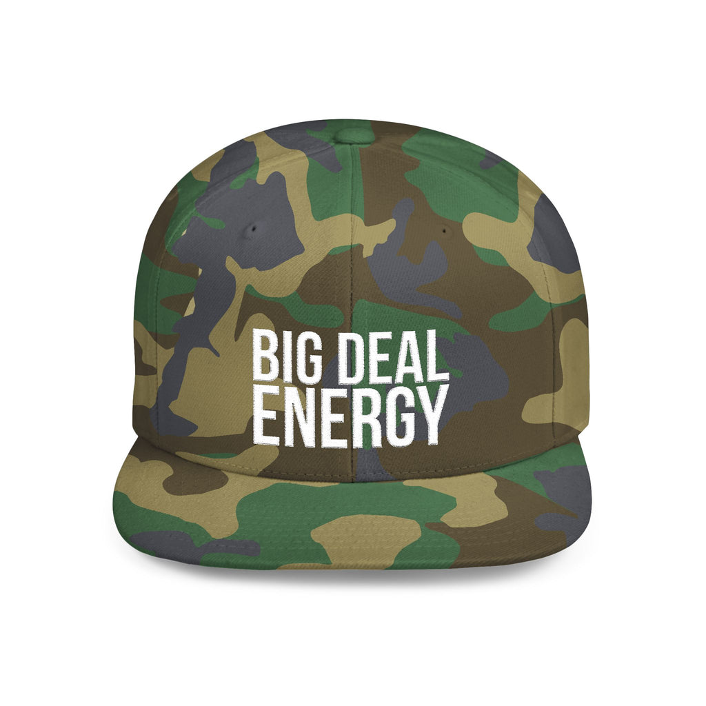 Big Deal Energy Snapback – Because Modesty Doesn’t Close Deals, Stylish Cap, Trendy Accessory, Perfect Gift for Friends, Casual Outings, Statement Piece