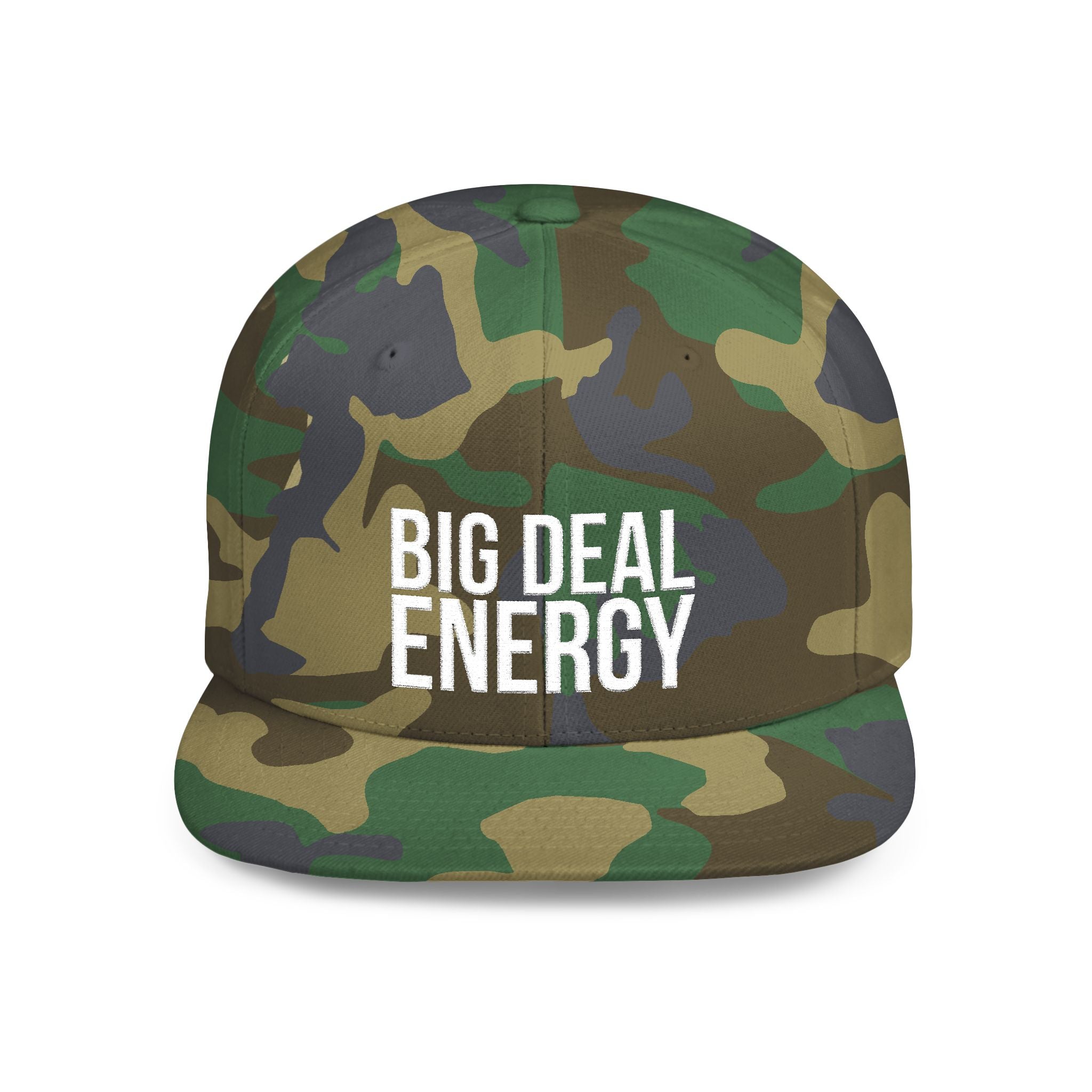 Big Deal Energy Snapback – Because Modesty Doesn’t Close Deals, Stylish Cap, Trendy Accessory, Perfect Gift for Friends, Casual Outings, Statement Piece