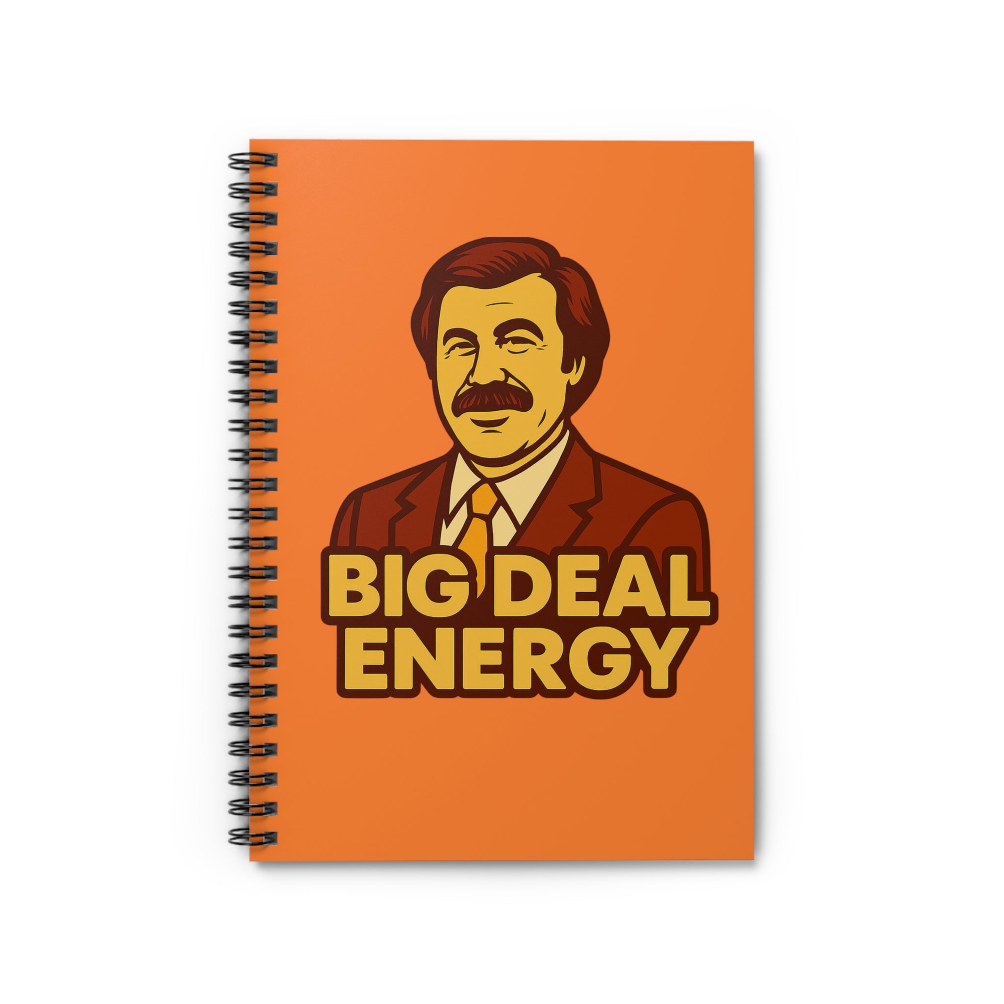 Big Deal Energy Spiral Notebook – Where Ambition Meets Annotation - Fun Office Supplies, Motivational Journal, Gift for Professionals, Unique Student Notepad, Humor [...]