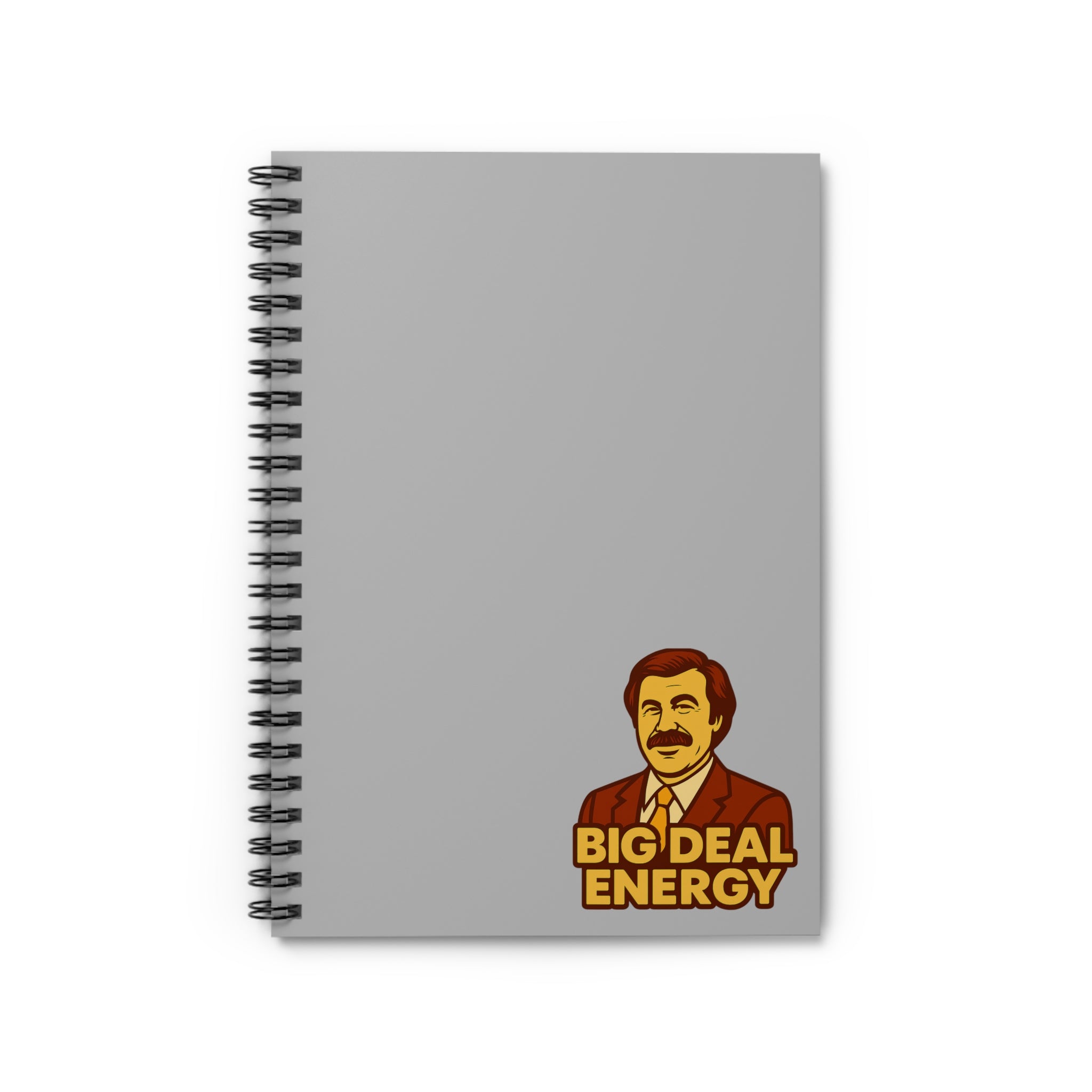 Big Deal Energy Spiral Notebook - Fun Lined Journal for Creative Minds, Perfect for Students, Writers, Gifts, and More!
