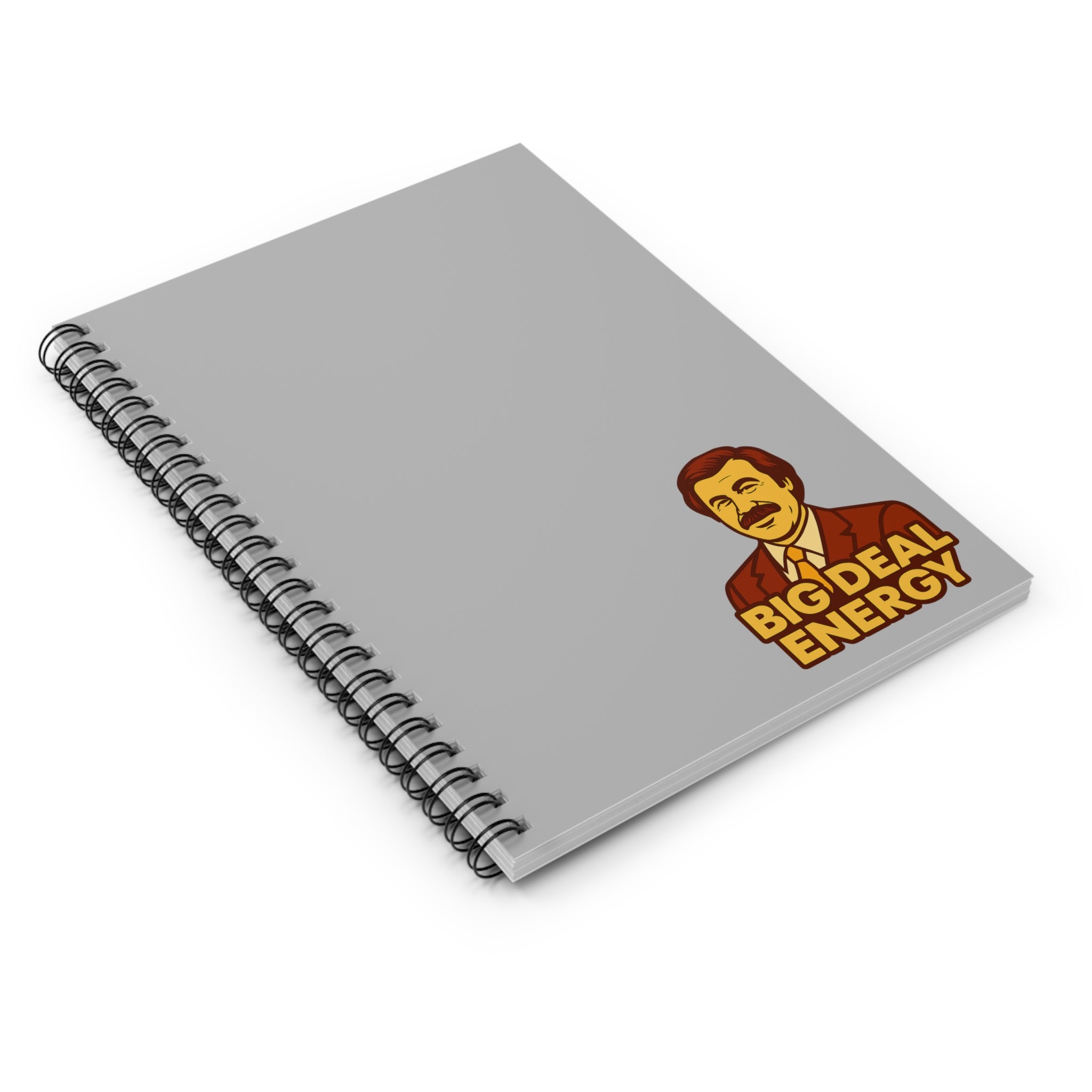 Big Deal Energy Spiral Notebook - Fun Lined Journal for Creative Minds, Perfect for Students, Writers, Gifts, and More!