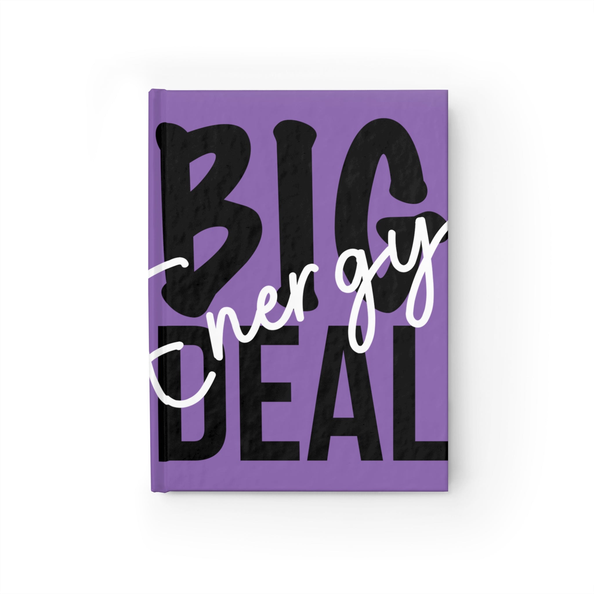 Big Deal Journal - Ruled Line, Motivational Notebook, Gift for Students, Purple Journal, Daily Planner, Self-Care Gift