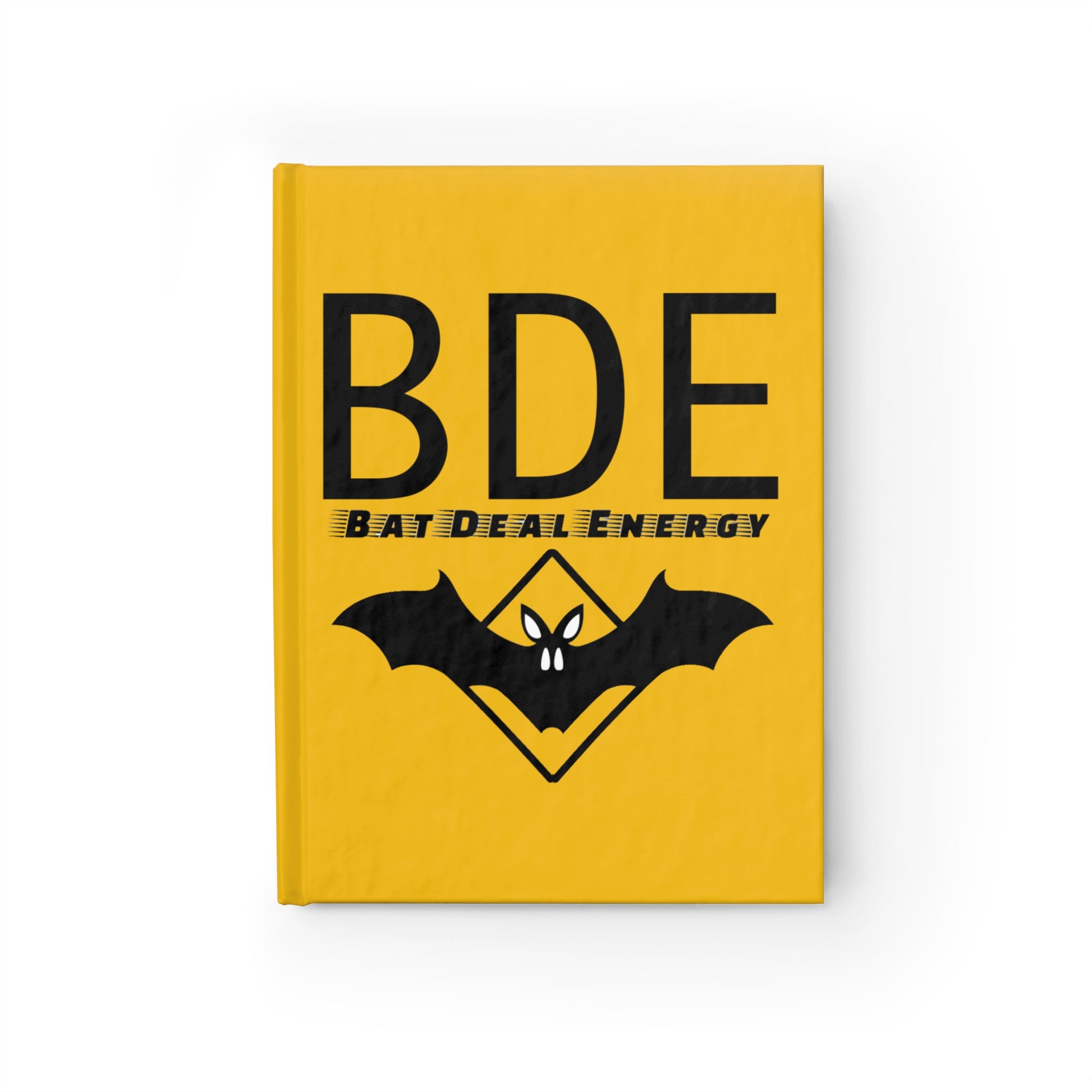 BDE Bat Deal Energy Journal - Cool Calm Capeless Notepad, Motivational Writing Journal, Gift for Writers, Bat Lover's Notebook, Yellow [...]