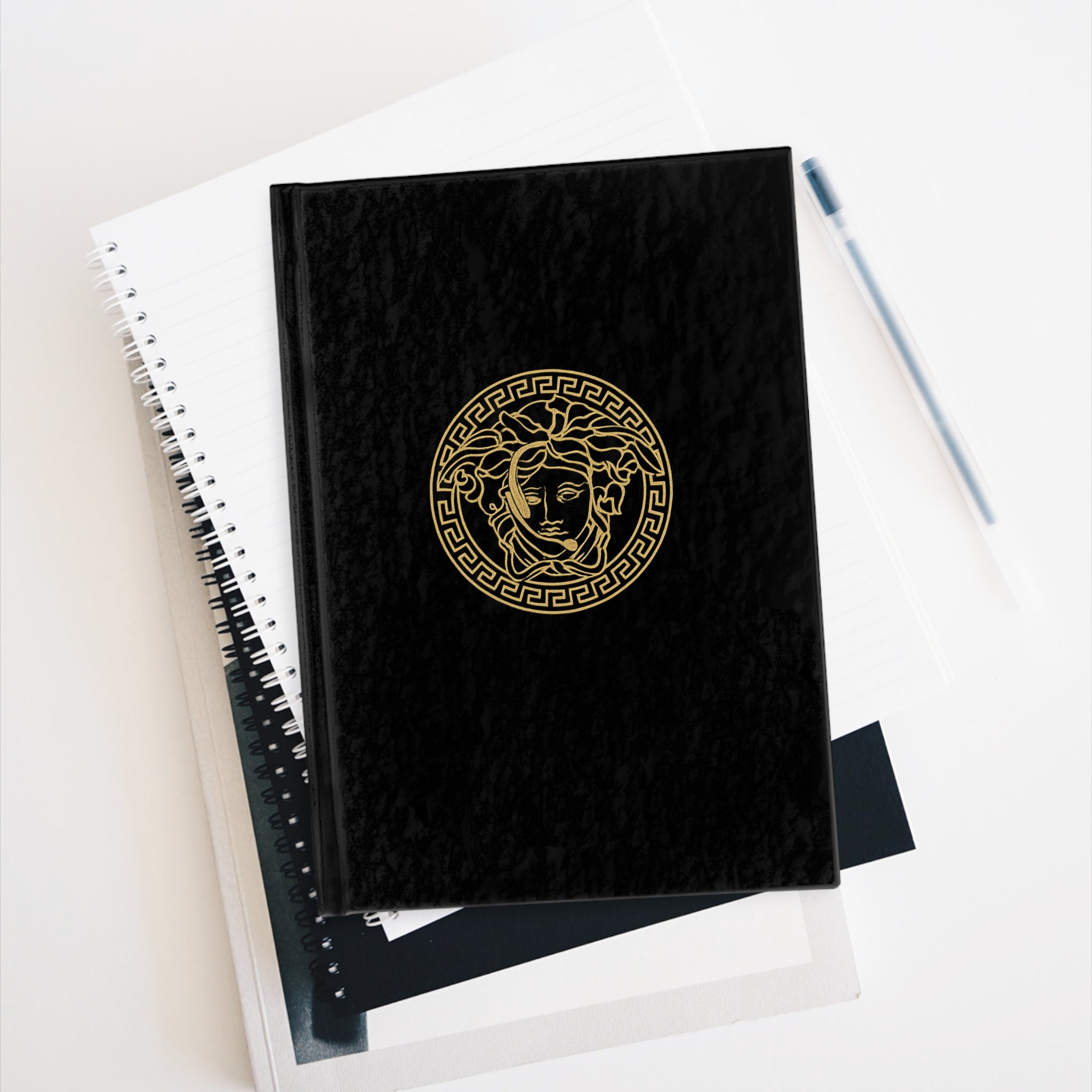 Chic Gold-Stamped Journal – Because Your Ideas Deserve the Luxe Treatment, Gift for Writers, Students, Special Occasions, Daily Planner