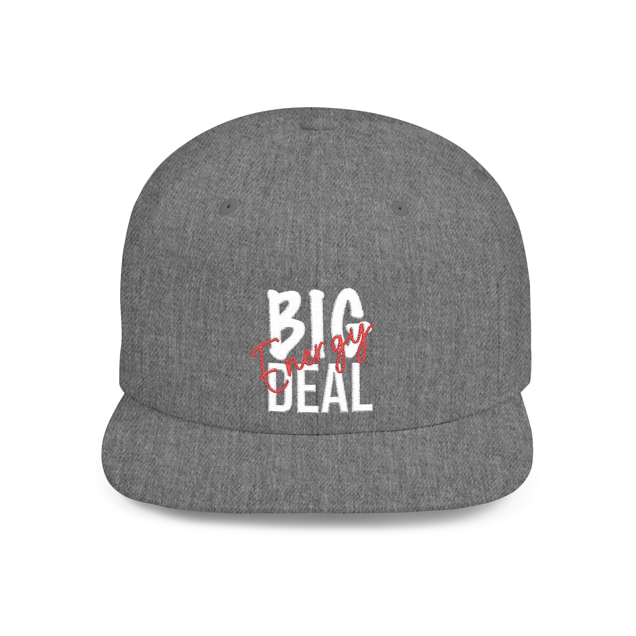 Big Deal Energy Snapback – Because Modesty Doesn’t Close Deals, Trendy Cap, Unique Gift, Streetwear Accessory, Hip Hop Style, Casual Summer Hat