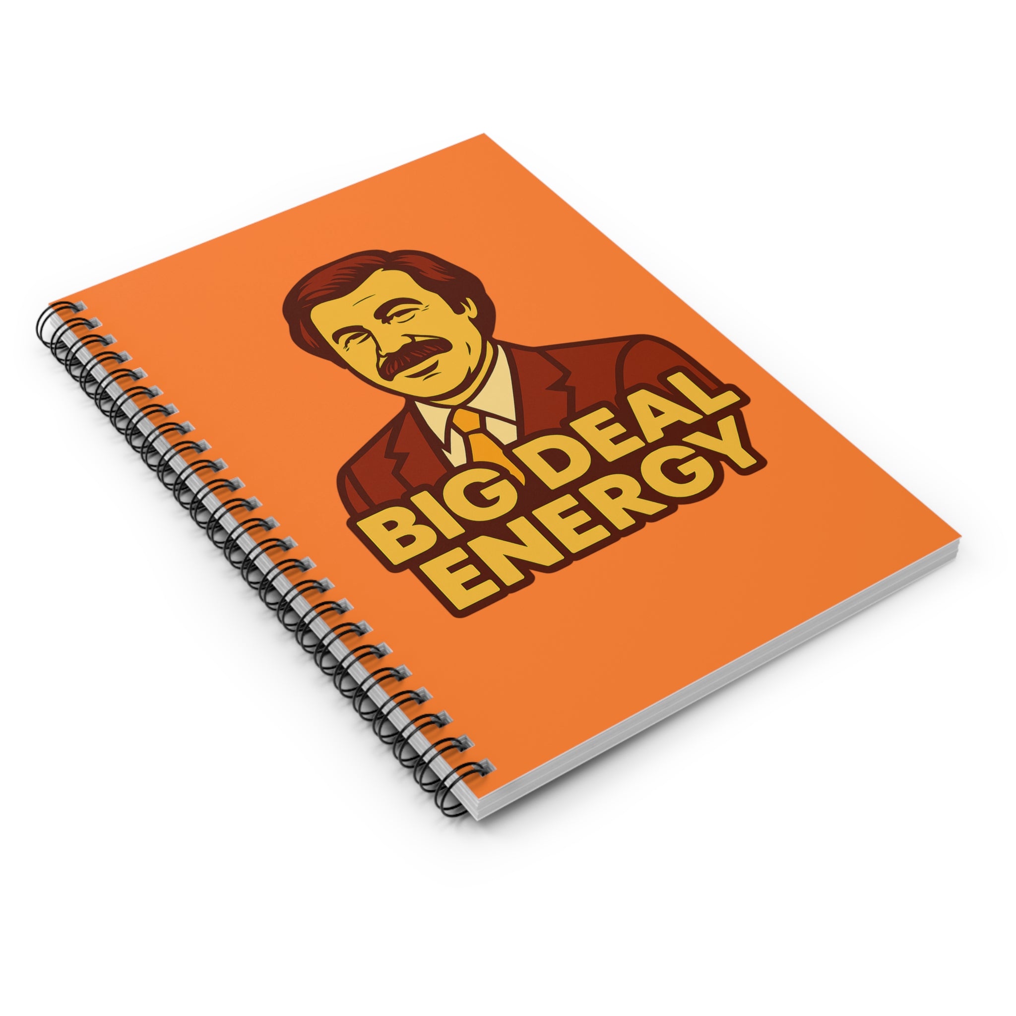 Big Deal Energy Spiral Notebook – Where Ambition Meets Annotation - Fun Office Supplies, Motivational Journal, Gift for Professionals, Unique Student Notepad, Humor [...]