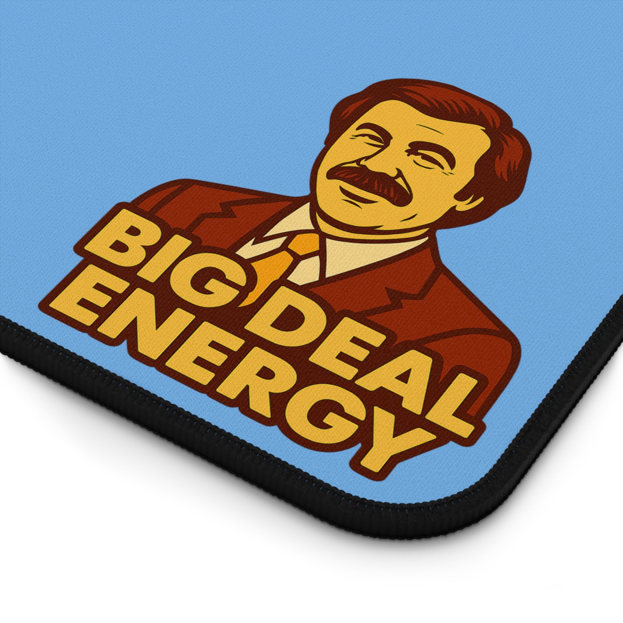 Big Deal Energy Desk Mat - Fun Office Decor, Gamer Mouse Pad, Unique Gift, Motivational Work Station Accessory, Desk Organizer