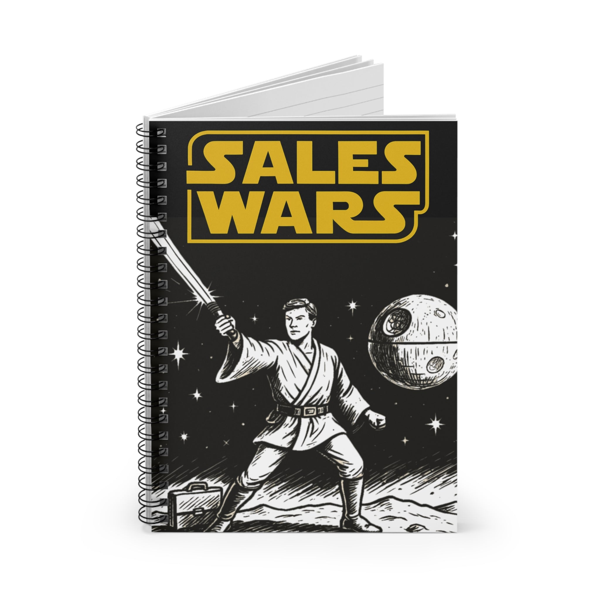 Sales Wars Spiral Notebook - Perfect for Creatives, Gifts, Journal, School, Organization, Office