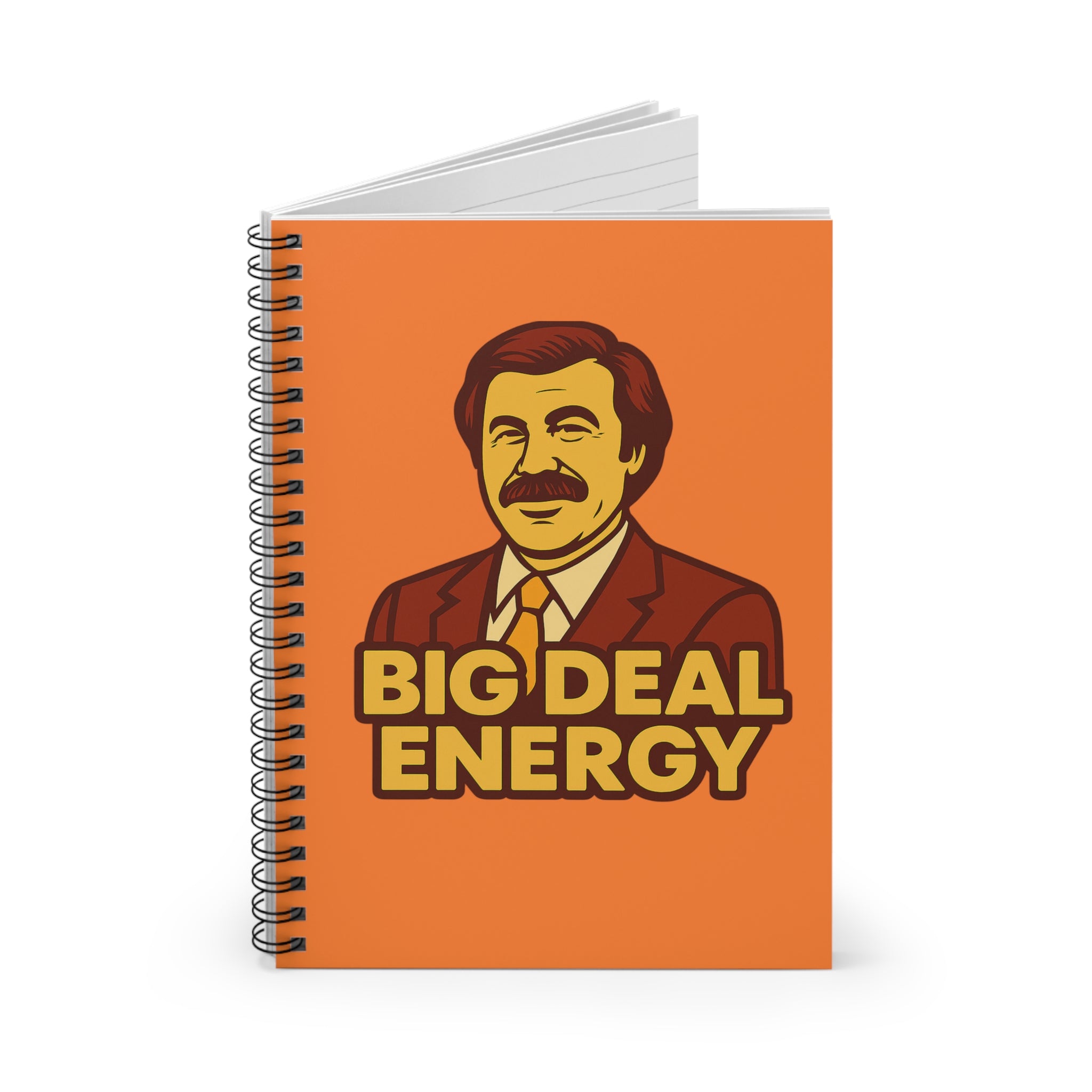 Big Deal Energy Spiral Notebook – Where Ambition Meets Annotation - Fun Office Supplies, Motivational Journal, Gift for Professionals, Unique Student Notepad, Humor [...]